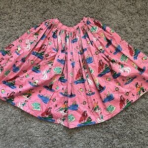 Pinup Girl Clothing Neverland Print Skirt